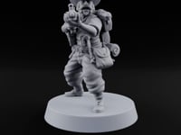Brims Low, Bullpups Up Human Rifleman in Slouch Hat D turntable