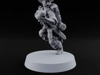 Brims Low, Bullpups Up Human Rifleman in Slouch Hat A turntable