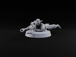 Flat Out, Eyes Down Human Prone Anti-Tank Rifle Crewman A turntable