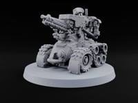 Rolling Into Range Modron Tracked Automaton turntable