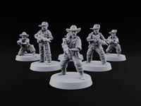 Unhurried Beards, Hurried Aim Human Riflemen in Slouch Hats turntable