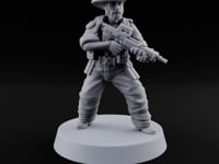 Unhurried Beards, Hurried Aim Human Rifleman in Slouch Hat C turntable