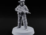Unhurried Beards, Hurried Aim Human Rifleman in Slouch Hat B turntable