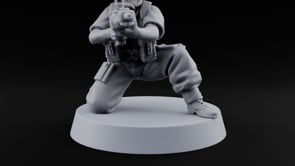 Unhurried Beards, Hurried Aim Human Rifleman in Slouch Hat D turntable