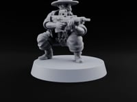 Unhurried Beards, Hurried Aim Human Rifleman in Slouch Hat E turntable