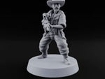 Unhurried Beards, Hurried Aim Human Rifleman in Slouch Hat A turntable