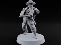 Beards Bristling, Rifles Humming Human Heavy Tesla Rifle Soldier C turntable