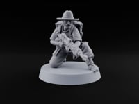 Beards Bristling, Rifles Humming Human Heavy Tesla Rifle Soldier F turntable