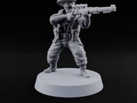 Aim High, Aim Low Human Bearded Sniper B turntable