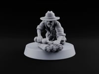 Reload Faster, Aim Truer Human Bearded Soldier B turntable