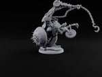 Spiked Wheel, Spiked Mood Warforged Wheeled Automaton with Spiked Wheel and Weapon Arms D turntable