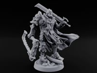 Traded an Arm for an Edge Human Bearded Warrior with Mechanical Blade Arm and Greatsword turntable