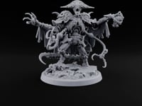 Hands to Spare Warforged Automaton with Hooked Hose Arms and Tattered Cape turntable