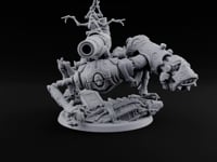Scrapyard Stomper Warforged Four-Legged Siege Automaton with Cannon, Horn Pipe and Spotter turntable