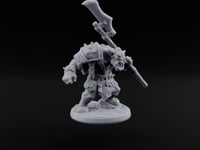 Reach Beats Rage Orc Warrior with Long-Bladed Polearm A turntable