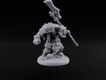Reach Beats Rage Orc Warrior with Long-Bladed Polearm A turntable