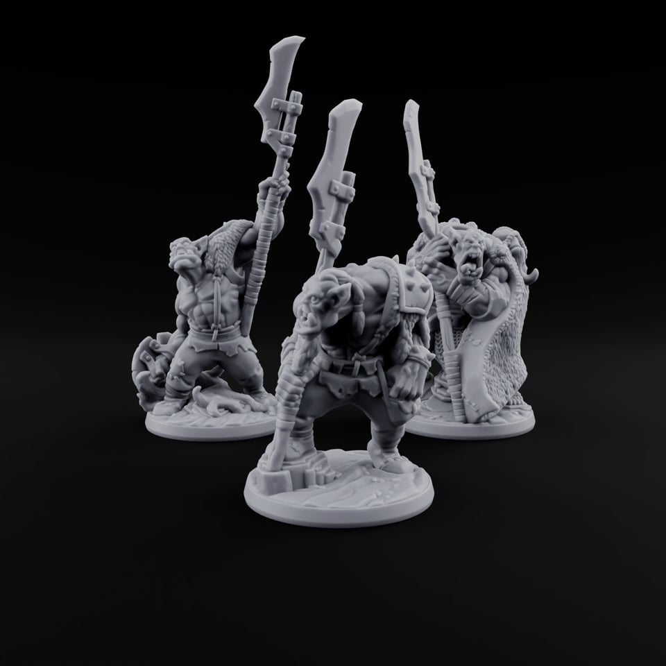 Long Pole, Short Fuse Orc Warriors turntable