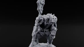 Long Pole, Short Fuse Orc Warrior A turntable