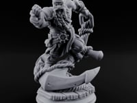 Weighs Anchor, Throws Punches Dwarf Pirate Brawler with Giant Anchor and Chain turntable