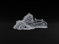 Rat King of the Rick Hay Piles with Broken Fence, Cartwheel, Pitchfork and Rats on Scenic Base turntable