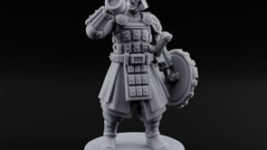 Horn, Banner and Blade Human Steppe Commander C turntable