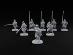 Pointed Opinions Human Steppe Spearmen with Studded Round Shields and Spiked Helms turntable