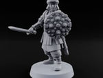 Shields Studded, Steel Singing Human Steppe Swordsman H turntable