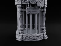 No Refunds, No Parole Round Barred Jail Cage turntable