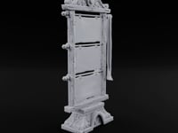 Fresh Notices, Blank Slate Wooden Display Stand turntable