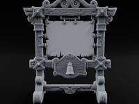 Pinned Down and Pending Wooden Display Stand turntable
