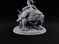 The Stowaway Never Left Dragon Turtle with Coiled Serpent turntable