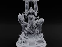 Receives Guests Unhurried Lich Hooded Skull-Robed Sorcerer turntable