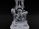 Receives Guests Unhurried Lich Hooded Skull-Robed Sorcerer turntable