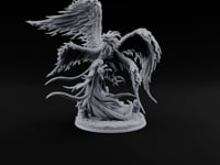 Ash Is Just a Phase Phoenix Flame-Feathered Firebird with Trailing Plumes turntable
