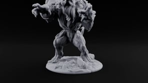Pride Comes Before the Pounce Leonin Warrior turntable