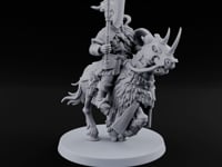 Hooves Thunder, Horns Gleam Human Horned Cavalry Warrior B turntable