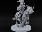 Hooves Thunder, Horns Gleam Human Horned Cavalry Warrior B turntable