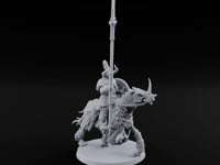 Hooves Thunder, Horns Gleam Human Horned Cavalry Warrior D turntable