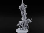 Hooves Thunder, Horns Gleam Human Horned Cavalry Warrior I turntable