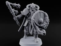Shields Locked, Horns Lowered Human Huscarl Warrior D turntable