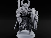 Shields Locked, Horns Lowered Human Huscarl Warrior B turntable