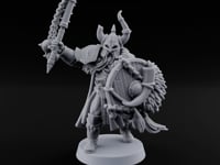 Shields Locked, Horns Lowered Human Huscarl Warrior F turntable