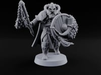 Shields Locked, Horns Lowered Human Huscarl Warrior E turntable