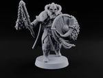 Shields Locked, Horns Lowered Human Huscarl Warrior E turntable