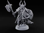 Shields Locked, Horns Lowered Human Huscarl Warrior A turntable