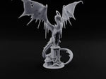 Halo Effect Spirit Dragon on Ruined Tower turntable