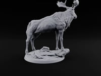 Antlers Up, Snow Underhoof Elk Beast B turntable