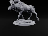 Antlers Up, Snow Underhoof Elk Beast D turntable