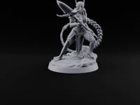 Lunge Now, Braid Later Elf Sentinel Spear Warrior A turntable