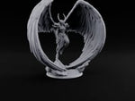 Wings Wide, Halo Optional Deva Winged Armoured Warrior turntable